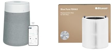 BLUEAIR 511i Max Smart Luftreiniger für kleine Räume & 1 Pack Original 511i Max Luftreiniger-Ersatzfilter