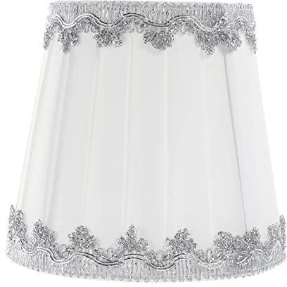 Tischlampenschirm aus Stoff mit Faltendesign für Deckenlampen
