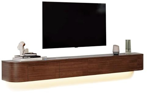 Suspended TV Cabinet Wall Mounted Modern Small Apartment Hanging Coffee Table Living Room Bedroom Home TV Wall Cabinet(200cm)