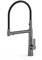 Grifo de Vocina Osmosis 3 Vias Extraible Un Solo Orificio Grifo Fregadero Caño Flexible Giratorio de 360°,gris