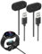 2 Pack Caricatore Magnetico Compatibile con Amazfit GTR 2/2e GTS 2 Mini/4 Mini T-REX Pro (non per T-REX) Active/Active Edge Bip 5/3/3 Pro/U Pop Pro Zepp E Z USB Cavo di Ricarica Ricambio 1M Nero