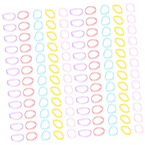 CIYODO Farbige Hundehaar Gummibänder aus Hochelastischem Gummiband für Dickes und Dünnes Tierhaar für Katzenhaar Dekoration und Haustierpflege
