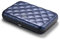 ÖGON -DESIGNS- Porte-Cartes pour Femme, en Aluminium Rigide Effet matelassé, Protection RFID Contre la fraude et la démagnétisation, Portefeuille Compact, modèle Lady Case Helsinki