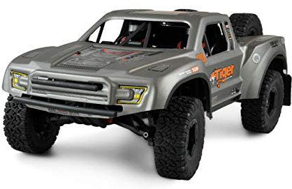 Amewi 22430 Truck 2,4GHz Silber SC12 Brushed 1:12 RC Modellauto Elektro Short Course Allradantrieb (4WD) RTR 2,4 GHz Inkl. Akku und Ladeger