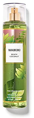 Bath and body Lotion, Perfume Mist, Shower Gel Holiday and Tropical Fragrance Collection (WAIKIKI BEACH COCONUT MIST, 8 Ounce)