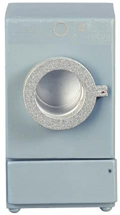 Melody Jane Dolls Houses Dollhouse Grey Lavanderia Cucina Lavanderia Mobili Miniatura Elettrodomestico