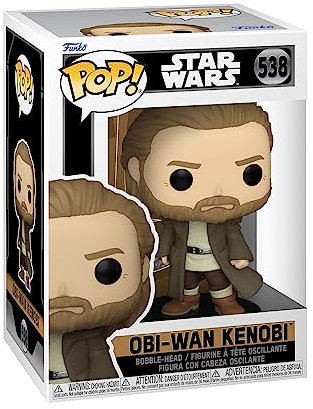 Funko Pop! Vinyl: Star Wars Obi-Wan Kenobi - Vinyl-Sammelfigur - Geschenkidee - Offizielle Handelswaren - Spielzeug Für Kinder und Erwachsene - TV Fans - Modellfigur Für Sammler und Display