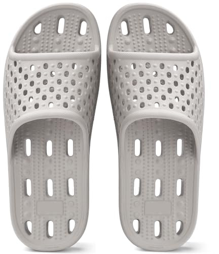 Herren-Duschschuhe mit Löchern, schnell trocknend, Badeschlappen für Damen, rutschfest, Zuhause, Schlafzimmer, Pool, Spa, Gäste, Studentenwohnheim