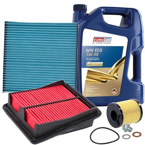BESTPRICE ATP Inspektionspaket Filterset mit 1x Ölfilter, 1x Luftfilter, 1x | Kompatibel mit: HONDA JAZZ II