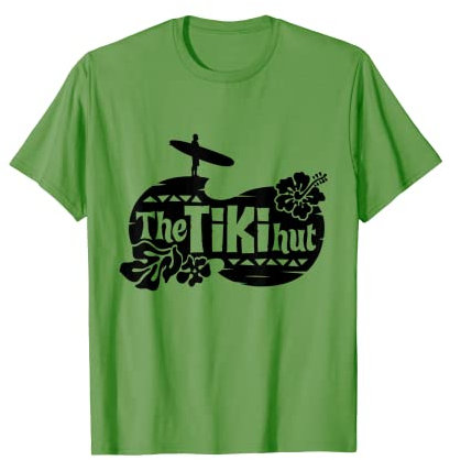 The Tiki Hut - Retro Rockabilly Party Shirt Hawaii T-Shirt T-Shirt