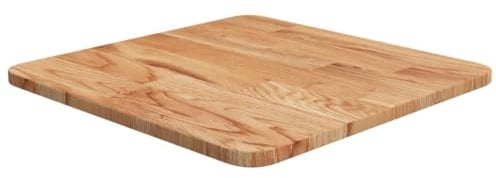 vidaXL Square Table Top Light Brown 40x40x1.5cm Treated Solid Wood Oak