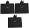 Mikinona 3pcs Adjustable Mic Stand Tray Black Microphone Stand Accessory for Sound Card Streaming Equipment