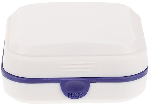 Healvian Hearing Aid Case Portable Hearing Aid Holder Small Hard Storage Box for Home Travel and Office Use Lightweight Protector for Safe Keeping 2.76 X 2.76 X 1.18 in