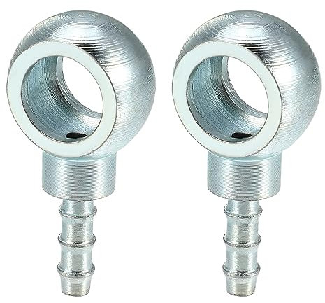 QUARKZMAN 2 Stück Hohlschraube 12mm ID Brems-Hohlschraube Motorrad Bremse Banjo Hohlschrauben