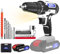 Huini Taladro Bateria 21V, Taladro Atornillador con 1 Baterías 1.5Ah, Atornillador Electrico 25+1 Ajuste de Par, Electrico con 45Nm, 2 Velocidad, 29Accesorios, LED Luz Para Hogar, Bricolaje