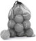 MRYCZ FYRHD 12/18/30/60 Pack Tennisbälle, Training Tennisbälle, Haustier Hund Spielbälle, Praxis Tennisbälle mit Netztasche und Stoßdämpfern für Transport und Anfängertraining, Grau, 18er-Pack, 0