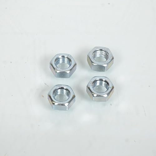Lot de 4 écrou de culasse compatible avec mobylette MBK 51 filetage M7 P100 cyclomoteur mob