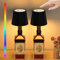 TRUMPETS LED Flaschenlampe Aufladbar Doppelleuchtmittel USB-C Dimmbare 3 Farbmuster IP54 Wasserdicht Touchgesteuerte Stimmungslicht für Innen und Außen Restaurant & Bar