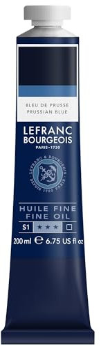 Lefranc Bourgeois Huile Fine Tube 200ml Bleu De Prusse