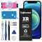 TOPGOBAT Ricambio per iPhone XR, batteria da 5000 mAh ad alta capacità per iPhone XR modello A1984 A2105 A2106 A2107 A2108 con kit di attrezzi di ricambio