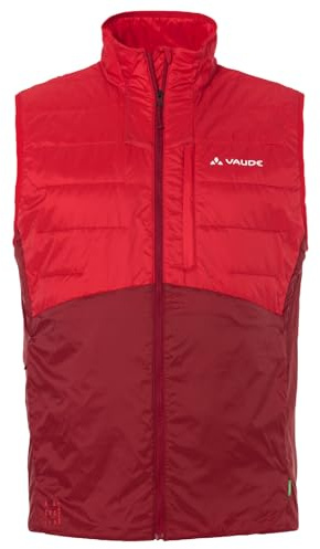 VAUDE Men's Freney Vest IV, Isolationsweste, Passform: Slim fit, carmine, XL