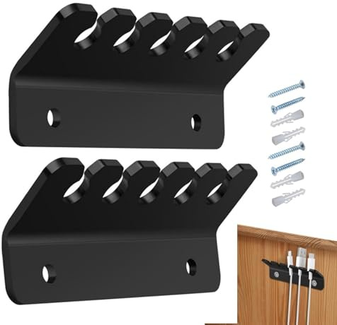 Kabelhalter | Kabel-Acryl-Management-Halter, stilvoller und eleganter Kabel-Organizer für Headset-Kabel, USB-Kabel, Handy-Ladekabel, Netzwerkkabel