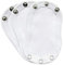 Estensione per pagliaccetto Gilet/prolunga per body Lunghezza regolabile Estensione per vestiti per bambini Estensione per tuta 3 pezzi 9 * 13 cm Deft e Professional