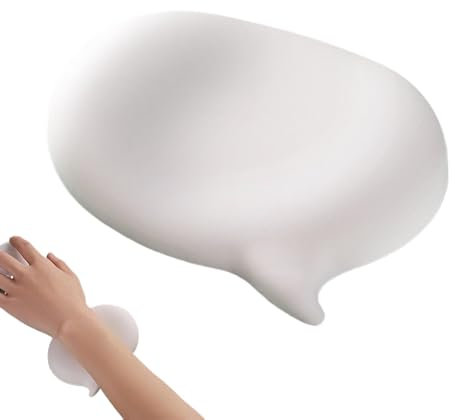 Lunaobrik Handgelenkpolster für Computermäuse, Anti-Rutsch-Mauspad, Handgelenkauflage, kreatives Mauspad, Unterstützung für Spiel, Arbeit, Computer, Unterhaltung, Laptop