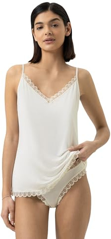Mey Damen Spaghetti Top Viskose Serie Poetry Temptation | Feine Spitzenakzente, verstellbare Spaghetti-Träger, Seidige Viskose, Edles Design, Schöner Fall, Gr. XS-XXL