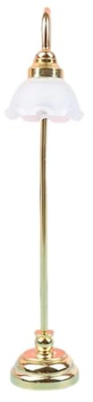 Wohnzimmer Stehlampe Möbel Puppenhaus Miniatur Pretend Play Zubehör Lebensszene Rollenspiel Hobby Collection Miniatur LED Lampe