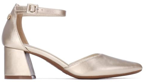 REFRESH - Schuh Damen Gold - Bequeme und vielseitige Schuhe - Casual Mode - Modell 17507506 (Größe 39)