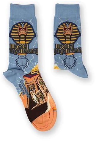Sock Affairs Iron Maiden Socks - Officially Licensed Product, Gift Idea for Metal Fans, Cotton Socks, 2 Sizes, 4-7 and 7½-11½