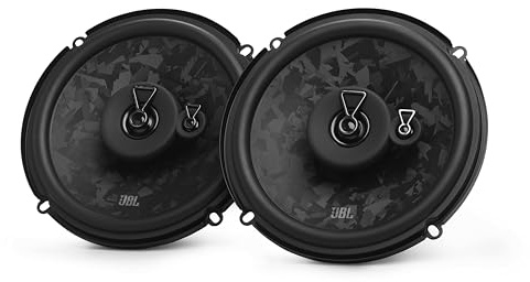 JBL Stage3 Gen2 68MF 6,5 in / 16,5 cm Altoparlanti Coassiali Auto 3 Vie | 70 W RMS / 560 W picco, 91 dB, 4 Ohm, 55 Hz-20 kHz - coppia senza griglie, woofer Plus One, tweeter PEI e super tweeter