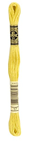 DMC 6-Strand Embroidery Cotton 8.7Yd-Light Yellow Plum