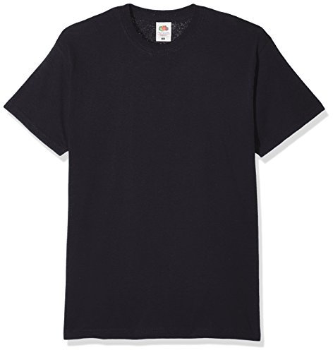Fruit of the Loom Men's Original T. T-Shirt Pack of 3, Black, Large