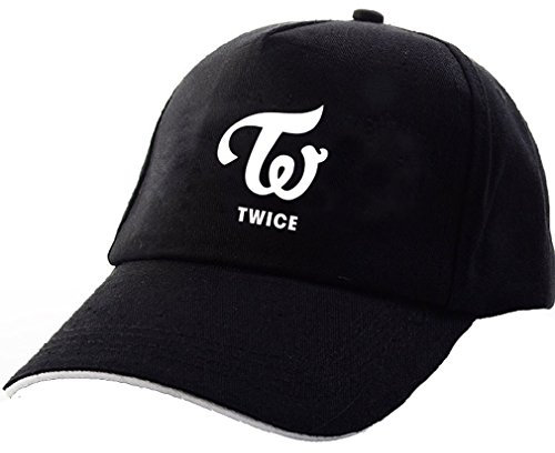 ALLDECOR Sonnen-Schutz-Baseballhut Kpop Twice Snapback Hat Unisex Schirmmütze - Schwarz - MEDIUM