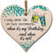 Handmade Wooden Hanging Heart Plaque Gift for Gin Lovers Novelty Funny Birthday Keepsake