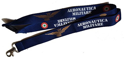 Aeronautica Militare Schlüsselanhänger für Ausweishalter, Umhängeband oder Umhängeband