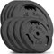 Hop-Sport 60 kg Gusseisen Hantelscheiben 30mm - Guss Gewichte Hantel Sets zur Auswahl - 30/31 mm Bohrung (4x10 + 4x5)