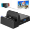 Ponkor Portable Charging Stand for Nintendo Switch, Compact Switch to HDMI Adapter, Mini Switch Docking Station with Extra USB 3.0 Port, Replacement Charging Dock for Nintendo Switch
