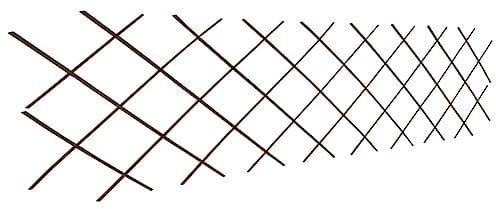 vidaXL 5x Rankgitter Erweiterbar Rankhilfe Gitter Blumengitter Pflanzengitter Weidenzaun Sichtschutz Spalier Scherenspalier Weide 180x60cm