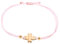 Selfmade Jewelry Armband Damen Kleeblatt Roségold Handgemachter Glücksbringer mit Klee Größenverstellbar Inkl. Geschenk-Verpackung (Rosegold - Rosa)