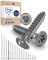 Schrauben Torx Edelstahlschrauben 5x80 Edelstahl V2A rostfrei Spanplattenschrauben für Holz Teilgewinde 5mm stark 80mm lang 10 Stück Holzschrauben Holz A2