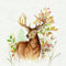 IHR Ideal Home Range - Papierservietten HUNTED DEER cream 20 St. Lunch-Servietten 33 cm x 33 cm