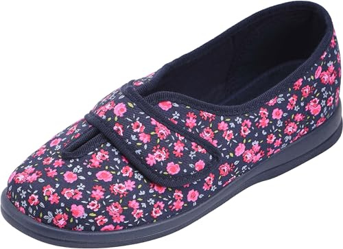 Cosyfeet Sally - Extra Wide Women's Fabric Shoes - 6E Width