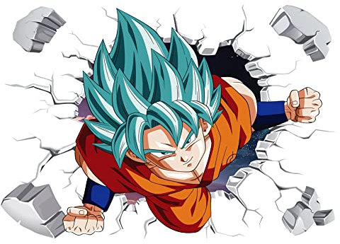 Aufkleber Dragonball Kinderzimmer Dragonball 3D-effekt Spider-Man Ultimate Wandtattoo Wandsticker Spiderman Wandaufkleber Spiderman