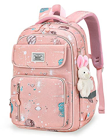 Mochila Escolar Niña Niño Gran Capacidad Mochila Escolar para 7-12 Años Mochila Infantil Impermeable Multicompartimento Cómodo y Transpirable Mochilas Primaria