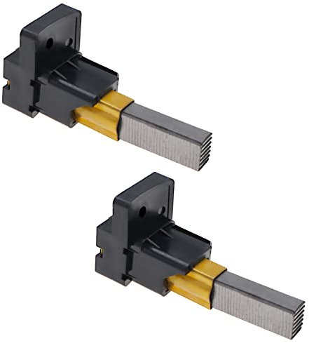 ECSiNG Juego de 2 escobillas de carbón para máquinas con soportes de repuesto compatible con DC05 DC07 DC08 aspiradoras motor cepillo de carbón, 7 x 11 x 32 mm