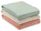 hauck 3 Musselintücher für Babys Cuddle N Clean, Spucktücher Pucktücher Stilltuch aus 100% weicher Baumwolle 80 x 80 cm, Atmungsaktiv und Leicht zu Reinigen (Sage/ Beige/ Cork)