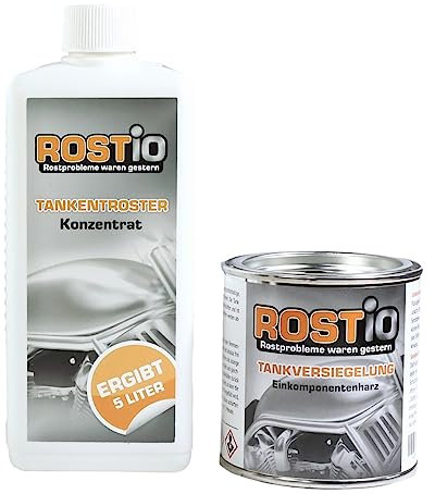 Rostio 0,5 Liter Tankentroster Plus 250ml Tankversiegelung Set